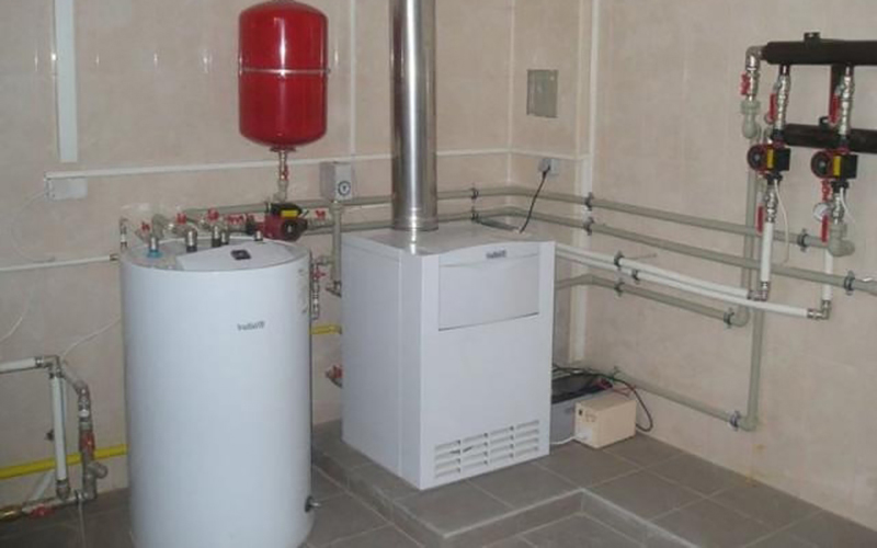 Газовый котел в частном доме